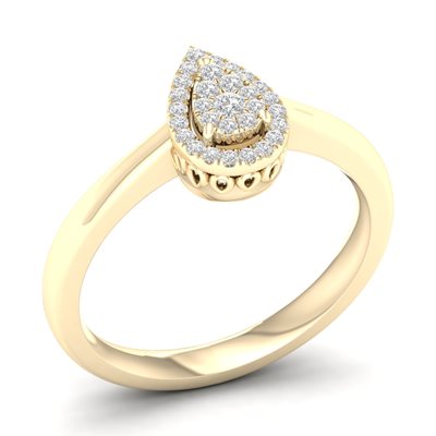 טבעת יהלומים Kate זהב צהוב