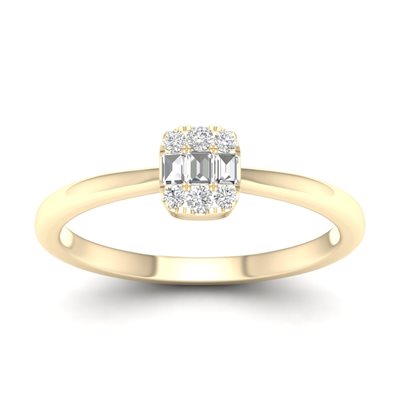 טבעת יהלומים Shir זהב צהוב