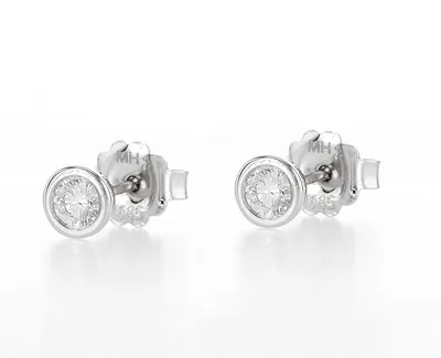 עגילי יהלומים 0.33 קראט