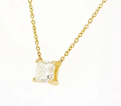 שרשרת יהלום בחיתוך פרינסס 2.53 קראט