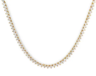 שרשרת טניס משובצת יהלומים 8.23 קראט