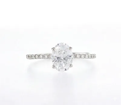 טבעת יהלום אובל 1.50 קראט